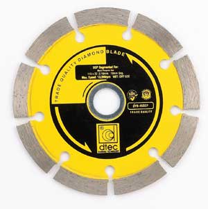 Segmented-Style Diamond Blades for Contractor Series