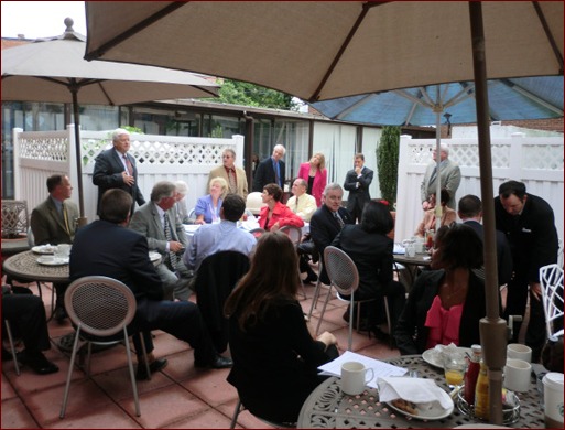 The South of 40 group hosted a reception on D Street for conference attendees.