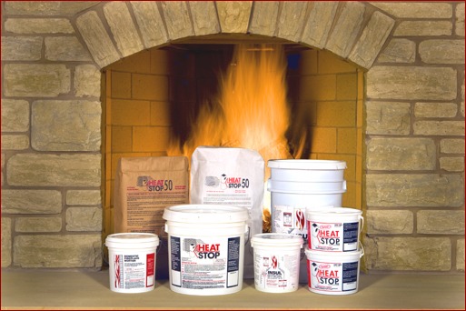 Refractory mortar for masonry fireplace and chimney construction