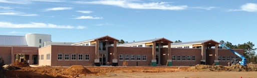 Architects designing Hancock Elementary School in Kiln, Miss. – slated to be the first LEED-certified K-12 school in the state – used product benchmarking tools to help select the CalStar bricks and the bio-based floor tiles.