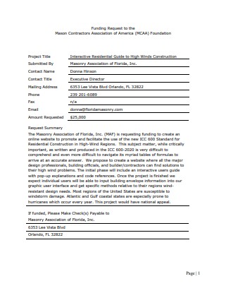 MAF Interactive Residential Guide to High Winds Construction